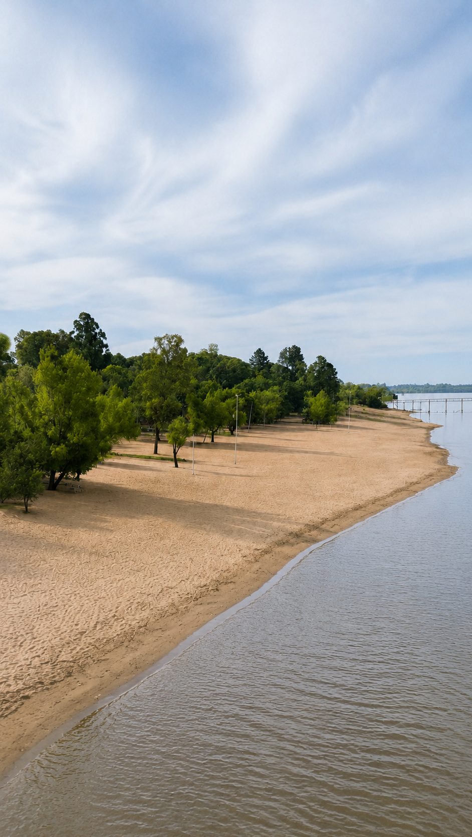 Costa del río en San José