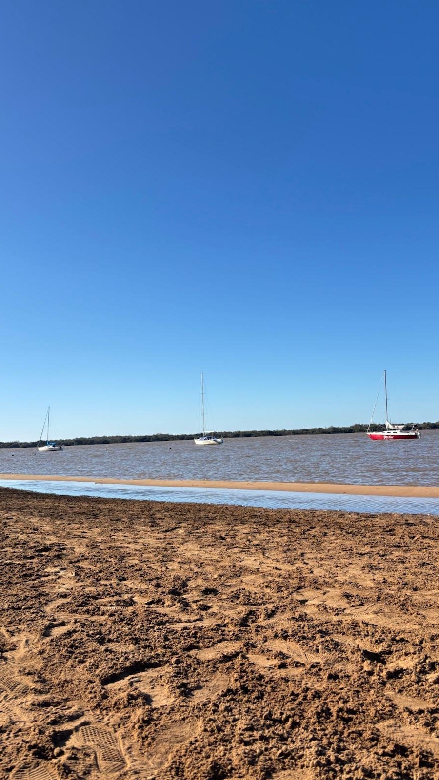 Paisaje de playa en el balneario